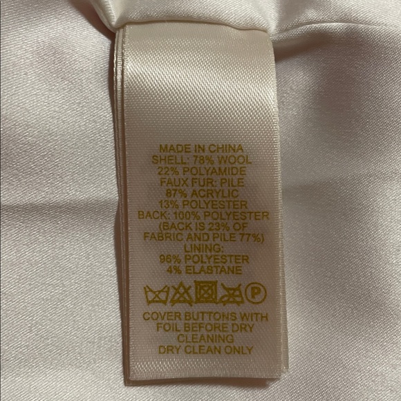 Kate Spade Womens Red Pea Wool Winter Coat Size 0 - Picture 8 of 11